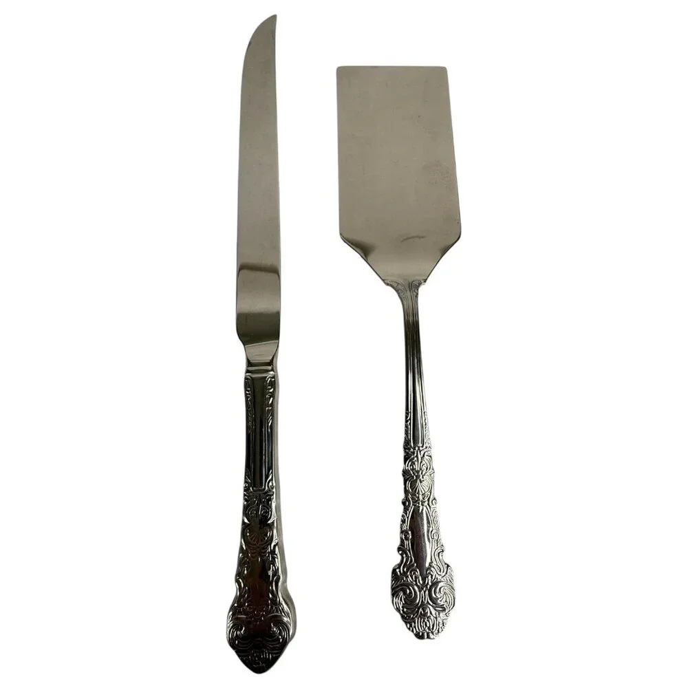 8 Piece Reed & Barton Renaissance‎ Stainless 18/10 Glossy Silverware Serving Set